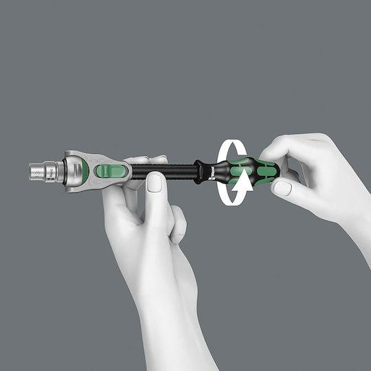 Wera Καστάνια Σπάστη 8000 C Zyklop Speed 72 Δοντιών με Καρέ 1/2" Μήκους 31εκ.