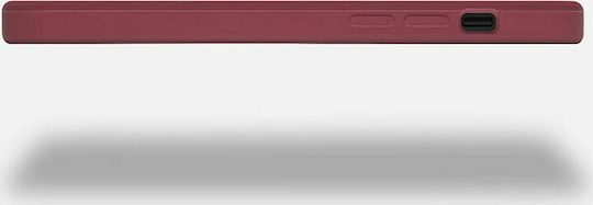 KWmobile Flexible Rubber Back Cover Silicone Red (iPhone 12 / 12 Pro)