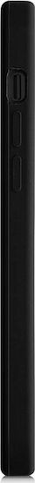 KWmobile Flexible Rubber Back Cover Silicone Black (iPhone 12 / 12 Pro)