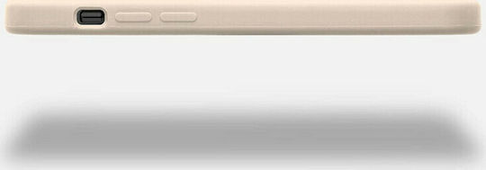 KWmobile Flexible Rubber Back Cover Silicone Beige (iPhone 12 / 12 Pro)