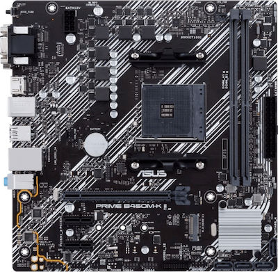 Asus Prime B450M-K II Motherboard Micro ATX με AMD AM4 Socket