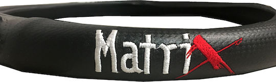 Auto Gs Калъф за волан на автомобил Matrix Комплект Medium с диаметър 38см. от Изкуствена кожа Червен