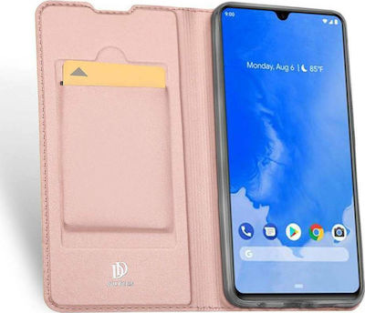 Dux Ducis Skin Pro Synthetic Leather Book Rose Gold (Galaxy A20s)