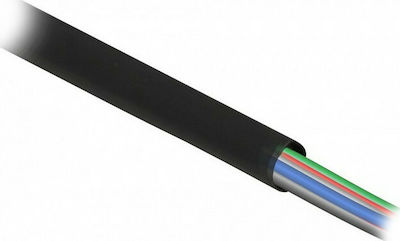 DeLock Heat-Shrink Cable with Shrinkage Ratio 4:1 1m x 16mm Black 20661