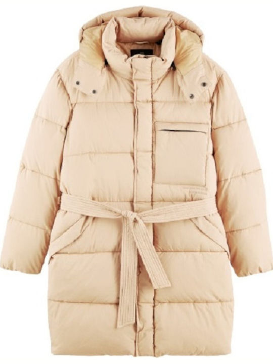 Зимно яке Puffer Бежов