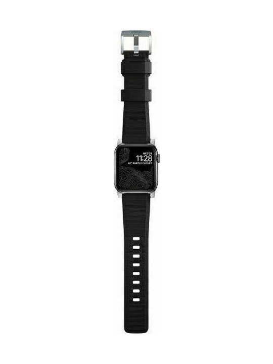 Nomad Rugged Каишка Силикон Сребрист (Apple Watch 44/45/46mm/Ultra 49mm) NM1A41SN00