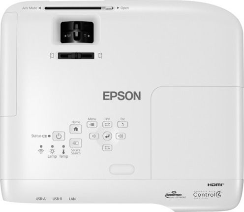 Epson EB-992F V11H988040 Proiector 3LCD Full HD Lampă Simplă cu Wi-Fi și Difuzoare Incorporate Alb