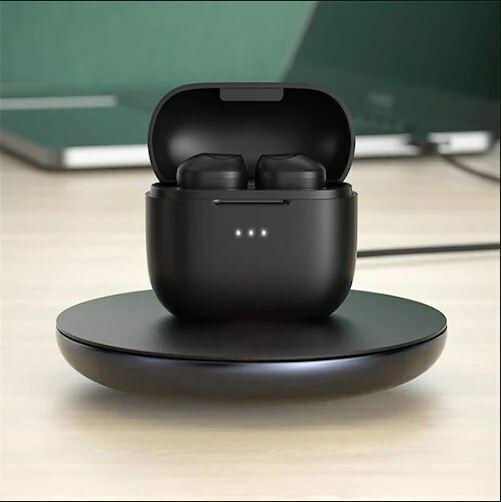 Haylou GT5 In-ear Bluetooth Handsfree Ακουστικά με Θήκη Φόρτισης Μαύρα