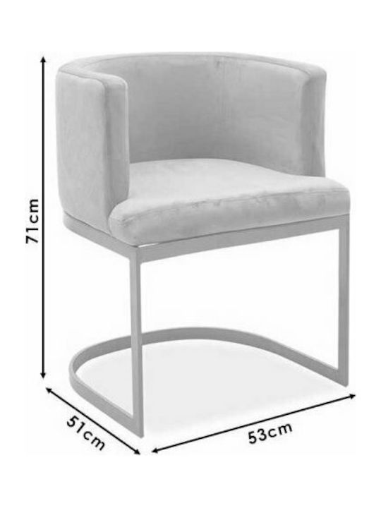 Viv Armchair Sapio Apple-Gold 53x51x71cm