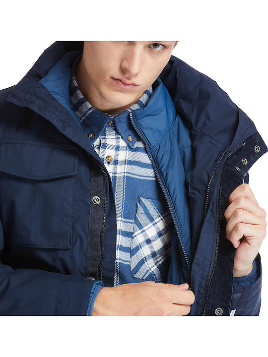 DryVent Snowdon 3 in 1 Winter Jacket Navy Blue