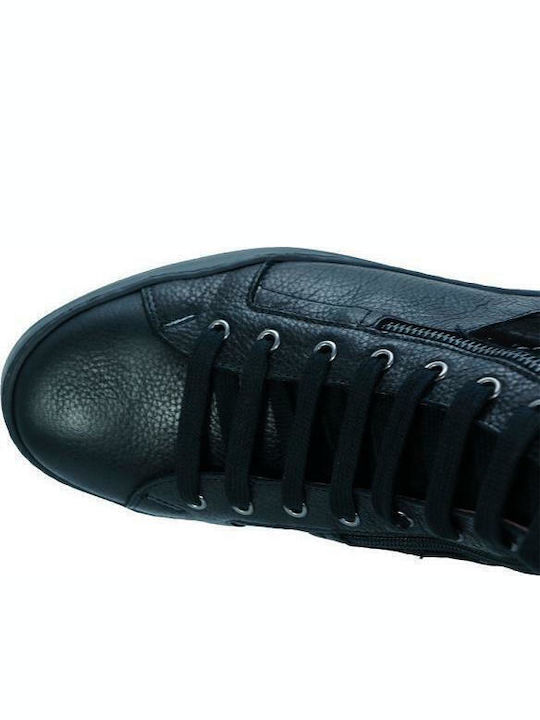 Leder Herrenstiefel Schwarz