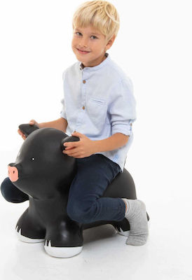 Gerardo’s Toys Χοπ Χοπ Schwein für 1+ Jahr Schwarz 18cm