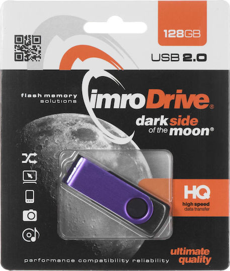 IMRO Axis 128GB USB 2.0 Stick Violet