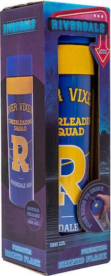 Blue Sky Studios Riverdale Premium Drinks Flask Ποτήρι Θερμός Ανοξείδωτο BPA Free 400ml Μπλε με Επιστόμιο