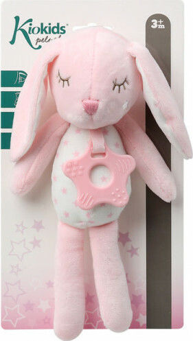 Kiokids Kiokids Fabric Teething Bunny for 3 Months+