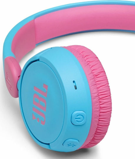 JBL JR310BT Ασύρματα / Ενσύρματα Παιδικά On Ear Ακουστικά με 30 ώρες Λειτουργίας Μπλε