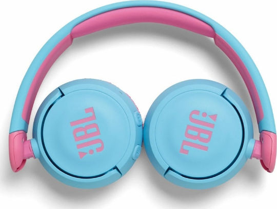 JBL JR310BT Ασύρματα / Ενσύρματα Παιδικά On Ear Ακουστικά με 30 ώρες Λειτουργίας Μπλε