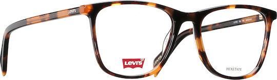 Levi's Women's Acetate Brown Prescription Eyeglass Frame LV1003 05L