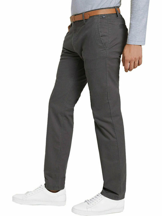 Men's Trousers Chino Elastic in Slim Fit Gray