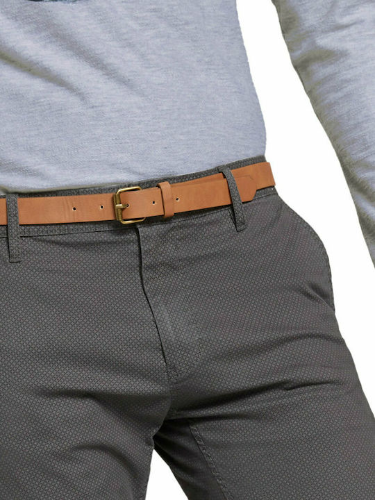 Men's Trousers Chino Elastic in Slim Fit Gray