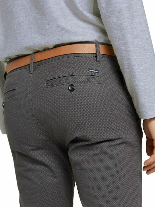 Men's Trousers Chino Elastic in Slim Fit Gray