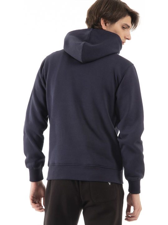 Magnetic North Men's Sweatshirt with Hood and Pockets Navy