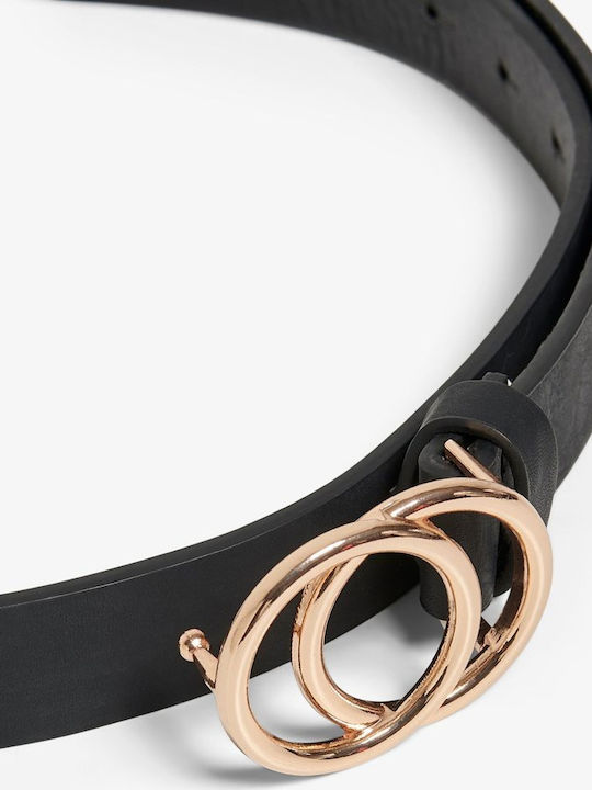 Leather Women's Belt Black