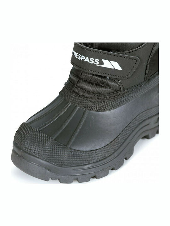 Dodo Kids Snow Boots with Laces Black