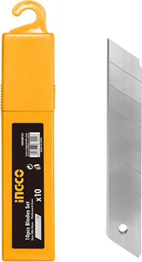 Ingco Λεπίδες Φαλτσέτας 18mm 10τμχ