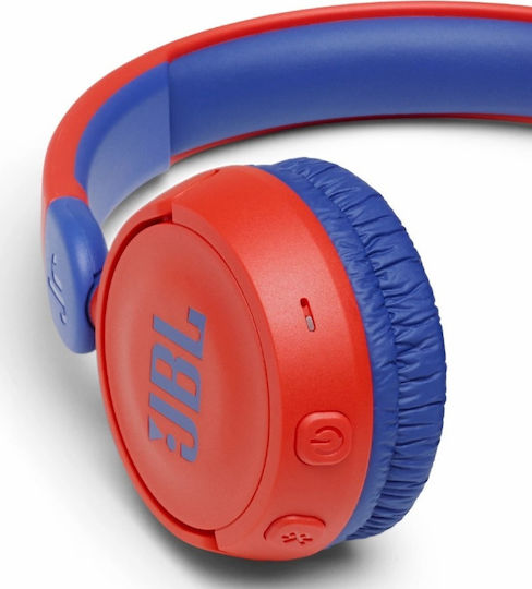 JBL JR310BT Wireless / Wired Kids' On Ear Headphones with Radio with 30 Hours Playing Time Red