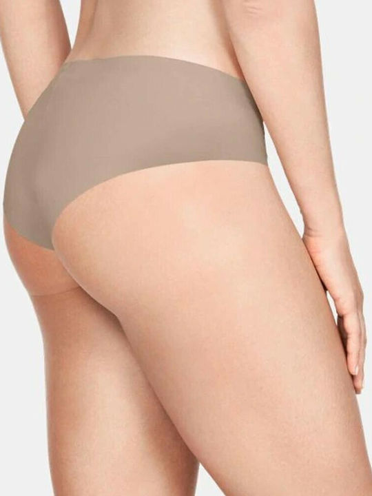 Pure Stretch Damen Slip 3Pack Nahtlos Schwarz