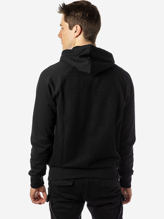 Camaro Men's Sweatshirt with Hood and Pockets Black