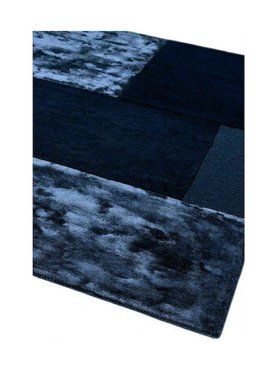 Asiatic London Tate Handmade Rug Navy Blue