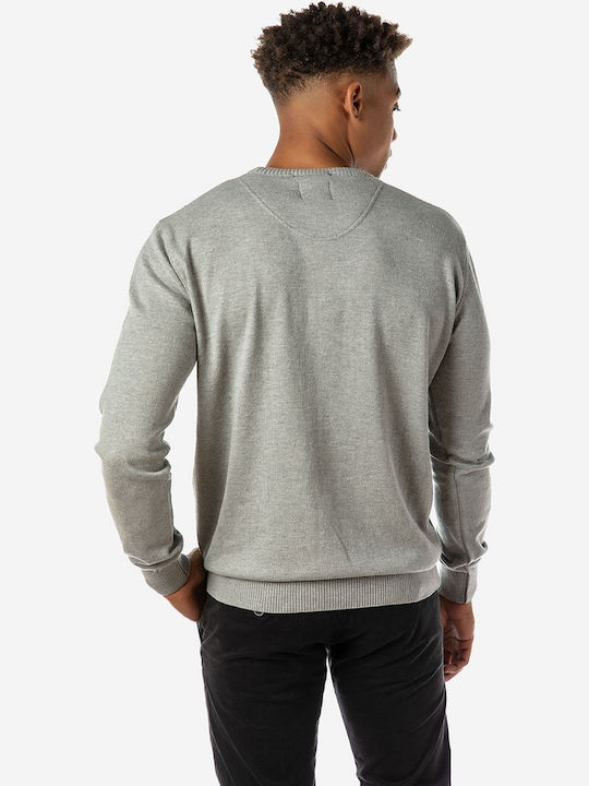 Brokers Jeans Men's Long Sleeve Sweater Gray