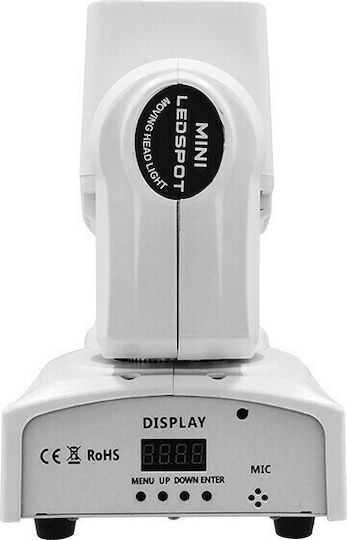 GloboStar Φωτορυθμικό Wash LED DMX με Ρομποτική Κεφαλή RGBW