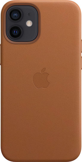 Apple Back Cover Leather Brown (iPhone 12 mini)