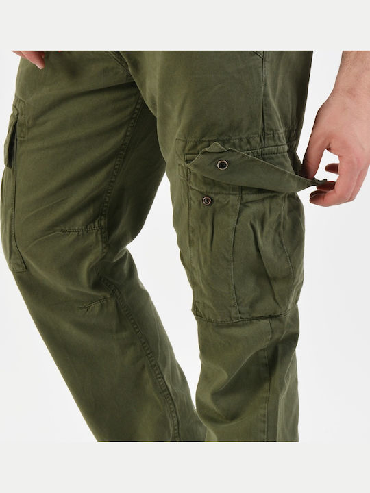Agent Trousers Cargo in Regular Fit Khaki