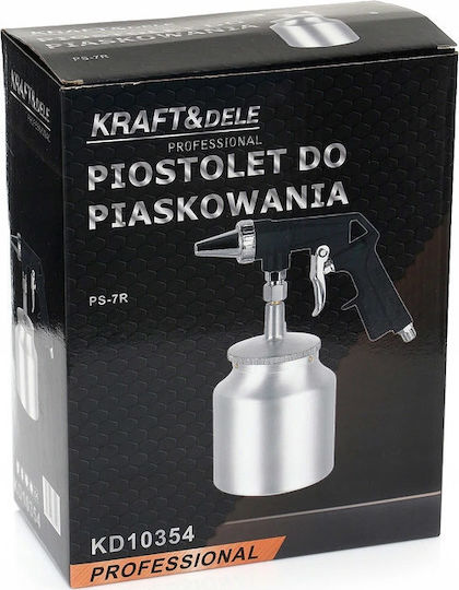 Kraft & Dele Air Sandblasting Gun with 1Lt Container Sandblasting Gun with Container KD10354