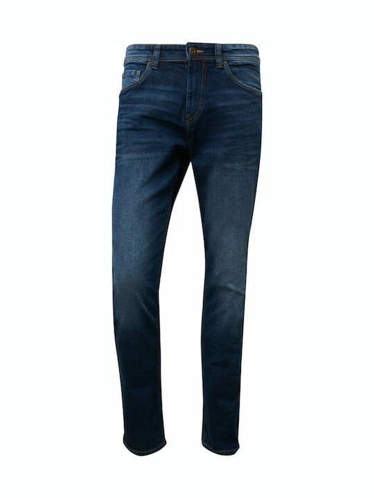 Men's Jeans Pants Elastic with Slim Fit Navy Blue