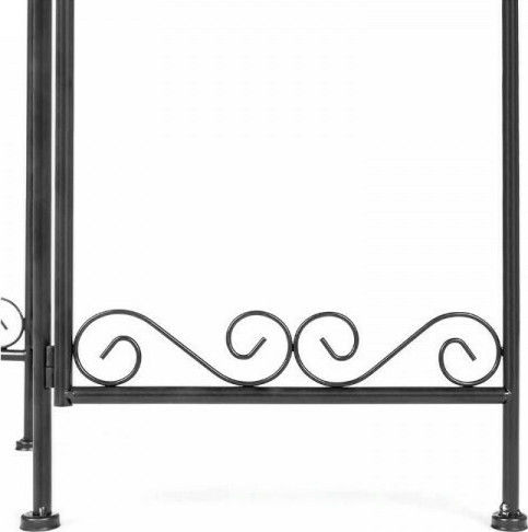 Hoppline Metal Plant Stand 5 Positions Plant Tower Metallic 25.5x71.5cm.