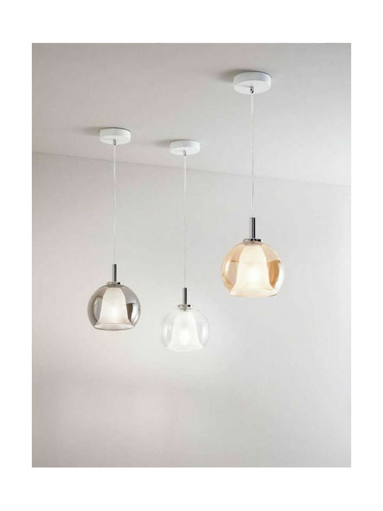 Fabas Luce Bretagna Pendant Light Single-Light for Socket E27 Honey