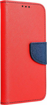 iSelf Fancy Synthetic Leather Book Red (Redmi 9A / 9AT)