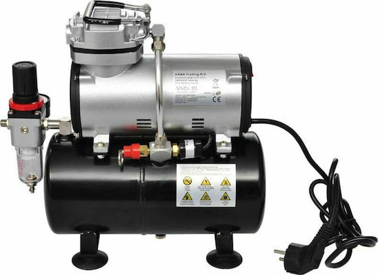 vidaXL Airbrush 7ml 3.5bar with Injector 0.2, 0.3 and 0.5mm Set