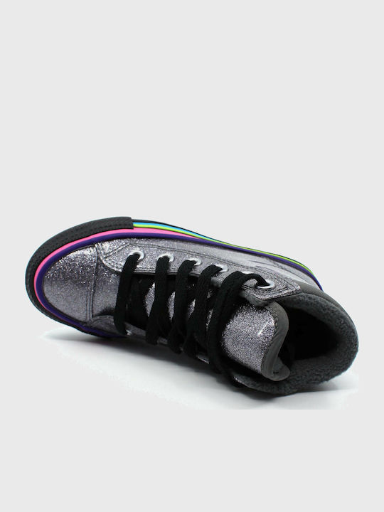 Chuck Taylor All Star Chuck Taylor All Star Kinder Sneakers Hoch Thunder / Bright Pear / Black
