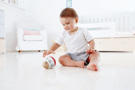 Hape Early Explorer Ξύλινη Κουδουνίστρα για 6+ Μηνών