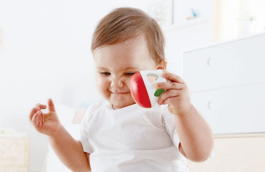 Hape Early Explorer Ξύλινη Κουδουνίστρα για 6+ Μηνών