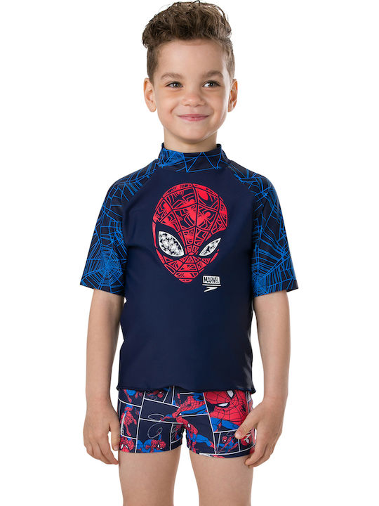 Speedo Kids Swimwear UV Shirt Navy Blue