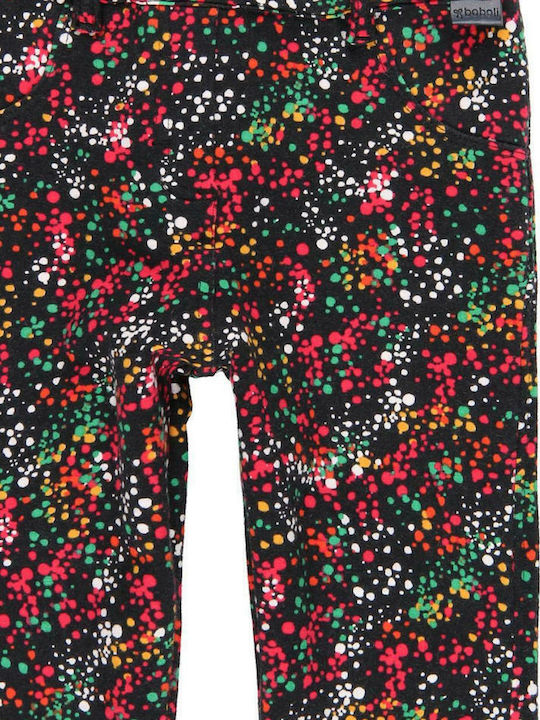 Boboli Girls Fabric Trouser Multicolour