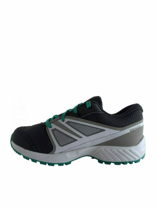 Sense Cswp Waterproof Kids Sports Shoes Running with Laces Black