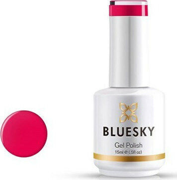 Bluesky AAAAA Хибриден Лак за Нокти Лилаво ягодово дърво A114P 15мл 1бр